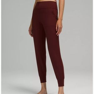 lululemon Maroon Align High-Rise Jogger Full Length